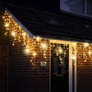 Kép 5/5 - Flash Villogó LED Fényfüzér 6,8m Meleg Fehér 