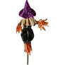 Kép 2/2 - Boszorkány Tökfej Figurás Lila Halloween dekoráció-1