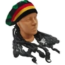 Kép 2/3 - Jamaicai Sapka Raszta Hajjal-Halloween, Farsangi jelmezhez-1