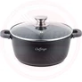 Kép 1/3 - Cheffinger Márvány Bevonatú 24cm Lábas Fedővel CF-DC24
