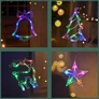 Kép 2/2 - Figurás LED Színes jégcsap 3m fényfüzér 40cm és 90cm-1