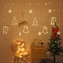 Kép 4/4 - Figurás LED meleg fehér jégcsap 3m fényfüzér 40cm és 90cm