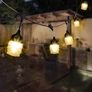 Kép 2/8 - Kültéri LED égősor meleg fehér 8 fényprogram 9m F12B-1