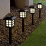 Kép 2/4 - 4 Db Napelemes LED-Es Leszúrható Kerti Lámpa X17-1