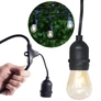 Kép 3/5 - Kültéri dekor égősor vezeték 15 db E27 foglalattal 10m-2
