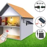 Kép 5/8 - Napelemes szolár LED kerti függőlámpa világítás 2 darabos szett távirányítóval-4