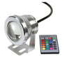 Kép 2/3 - Vízálló színes lámpa távirányítóval RGB LED 9W-1