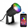 Kép 5/8 - LED Kültéri Smart Lámpa Kerti Spotlámpa Bluetooth Vezérlés RGB IP65-4