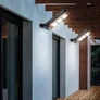 Kép 2/5 - Mozgásérzékelős napelemes fali lámpa távirányítóval 54db COB LED GL-84069-1