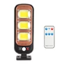 Kép 3/5 - Mozgásérzékelős napelemes fali lámpa távirányítóval 54db COB LED GL-84069-2