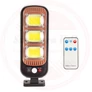 Kép 3/5 - Mozgásérzékelős napelemes fali lámpa távirányítóval 54db COB LED GL-84069-2