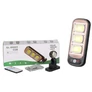 Kép 5/5 - Mozgásérzékelős napelemes fali lámpa távirányítóval 54db COB LED GL-84069-4