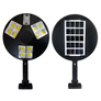 Kép 4/4 - Mozgásérzékelős LED Kör alakú napelemes kültéri szolár lámpa távirányítóval 144LED 60W LF-1758-3