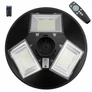 Kép 2/9 - Mozgásérzékelős LED UFO napelemes kültéri szolár lámpa fali tartóval 240LED 150W-1