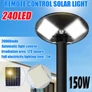 Kép 7/9 - Mozgásérzékelős LED UFO napelemes kültéri szolár lámpa fali tartóval 240LED 150W-6