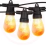 Kép 1/7 - Kültéri LED fényfüzér égősor láng hatással 10 LED 5m A60