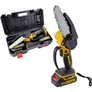 Kép 1/6 - THO Akkus mini ágvágó láncfűrész 2 akkuval 6&quot; 36V M-8009