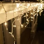 Kép 3/5 - Jégcsap Fényfüzér 5m Meleg Fehér 180 LED 