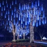 Kép 2/3 - LED Meteor Olvadást imitáló jégcsap 30-50cm Kék-1