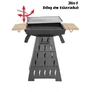 Kép 2/2 - Hecht VESUV3IN1 BBQ+TŰZRAKÓ+GRILL, 3IN1 további kép 1