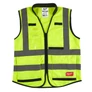 Kép 1/3 - Milwaukee Prémium Láthatósági mellény, sárga - 2XL/3XL 1 db
