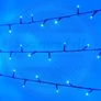 Kép 3/3 - Fényfüzér 100 LED Kék Toldható 6M Kül- és Beltéri