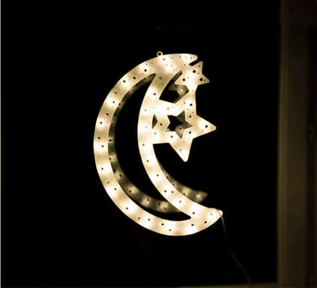 LED ablakdísz holdacska vezetékes 40cm meleg fehér