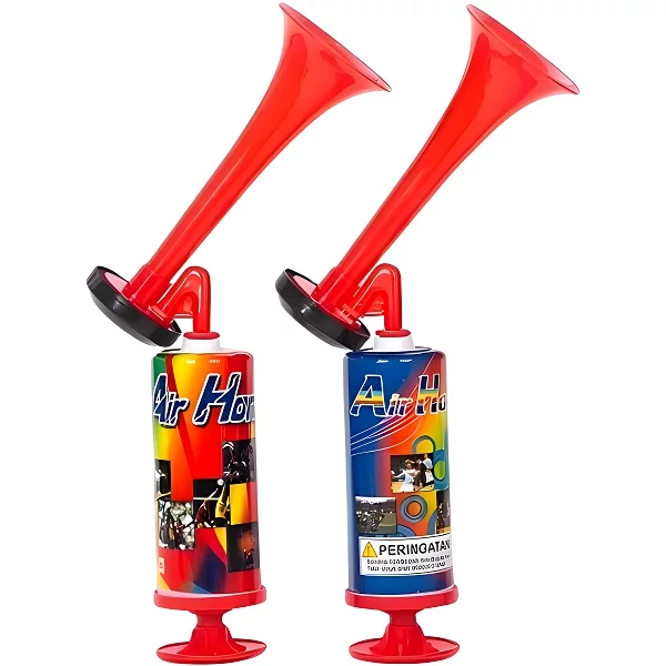 Kézi Pumpás Kürt Piros Színben