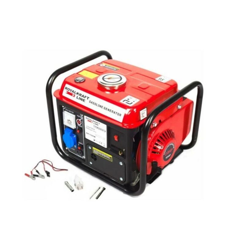 RoyalKraft benzinmotoros aggregátor, generátor, 3 fázisú áramfejlesztő 1500W RK1500W