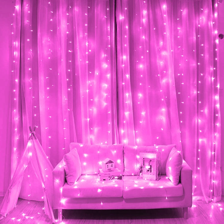 Fényfüggöny 2mx2m Pink 270 LED
