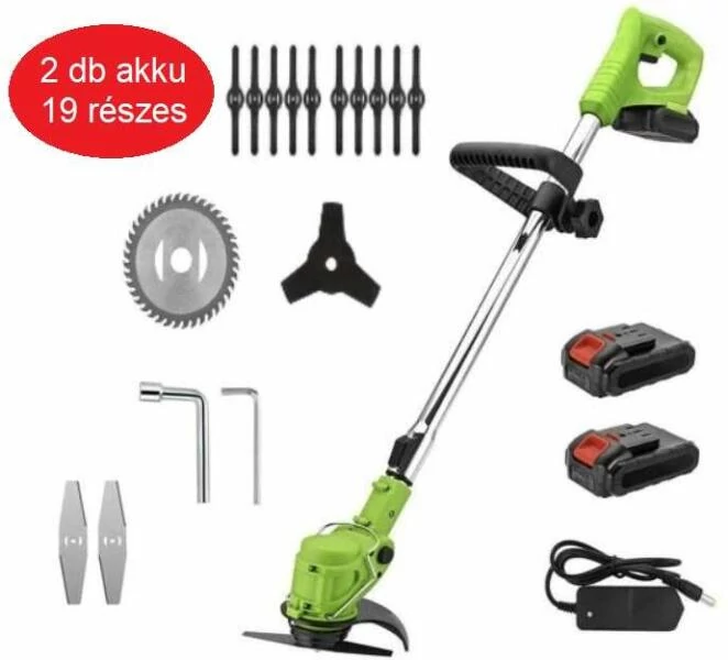 ÉRTÉKCSÖKKENT Flinke 48V Fűkasza 2db Akkuval 19 Részes FK-EKS-3030