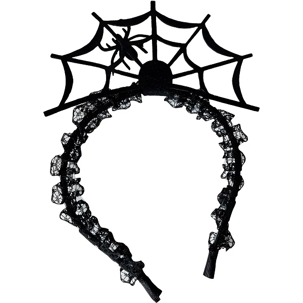 Pókhálós Fejpánt Halloweeni jelmezhez
