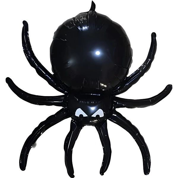 Rémisztő Pók Lufi 82cm Halloween dekoráció