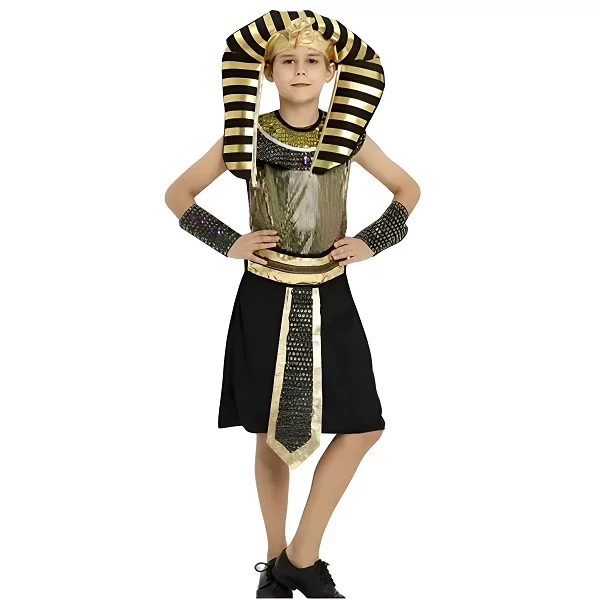 Egyiptomi Fáraó Gyermek Jelmez L-es Méretben-Halloween, Farsang