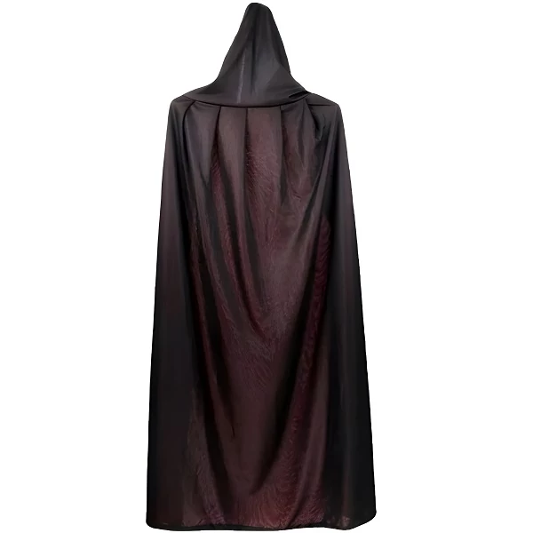 Kapucnis Lepel Jelmez Kiegészítő Fekete-Halloween, Farsangi jelmezhez