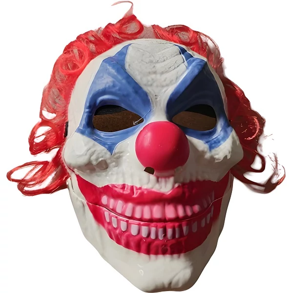 Rémisztő Bohóc Piros Hajjal-Halloweeni jelmezhez