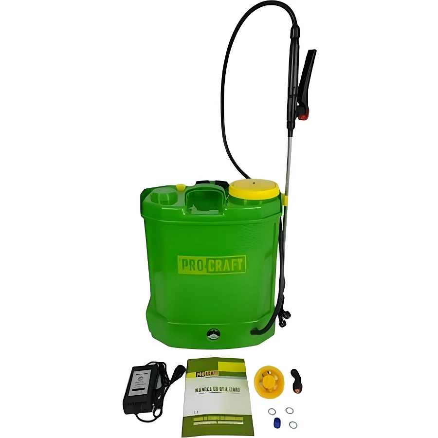 Procraft elektromos akkumulátoros háti permetezőgép 12 literes