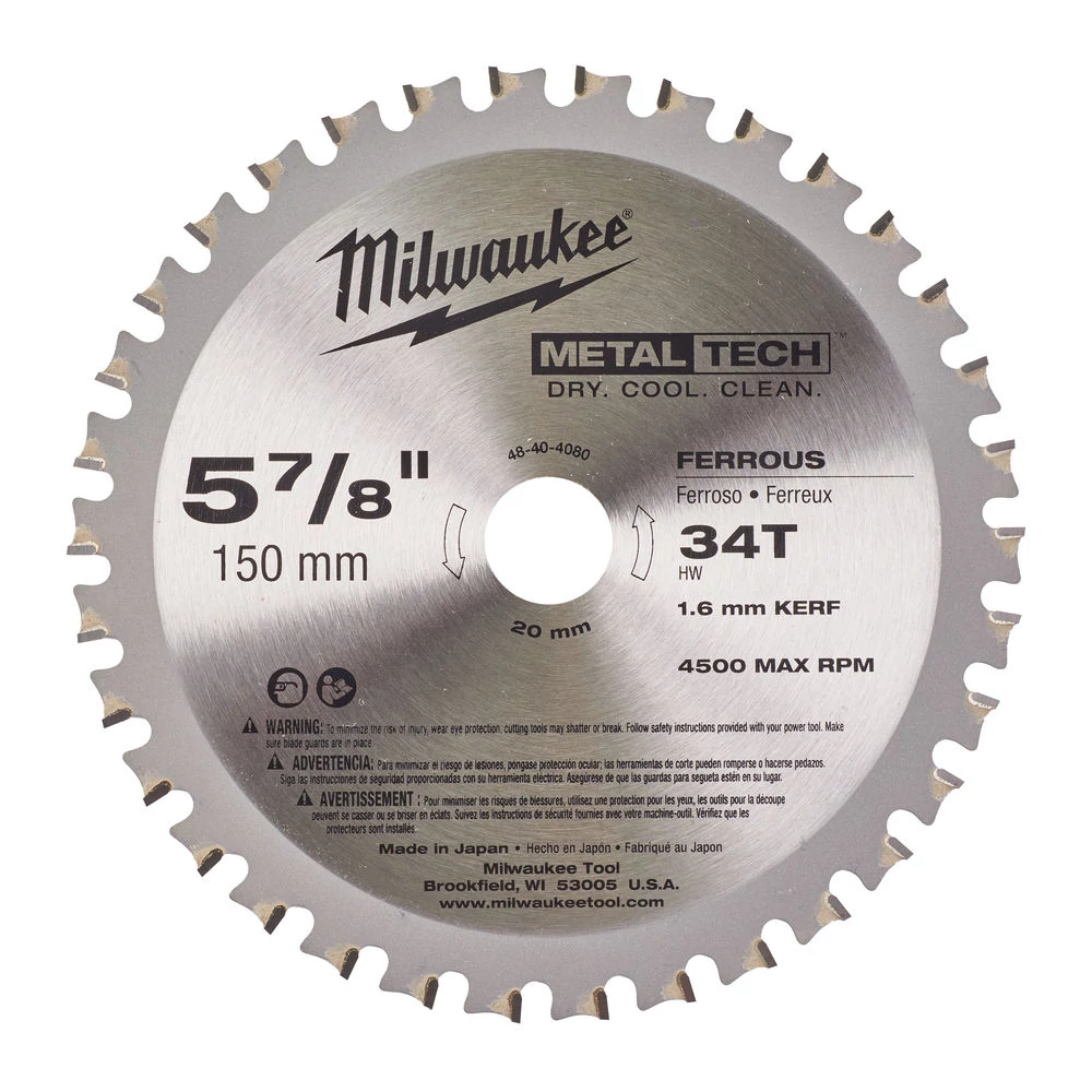 Milwaukee Körfűrészlap gérvágókhoz (Fém) 150x20x1.6x34 1 db