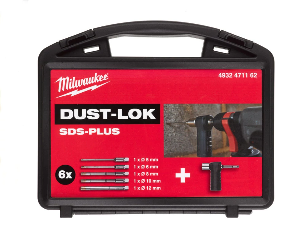 Milwaukee SDS-Plus Porelszívós fúrószár 6 részes Klt 1 db